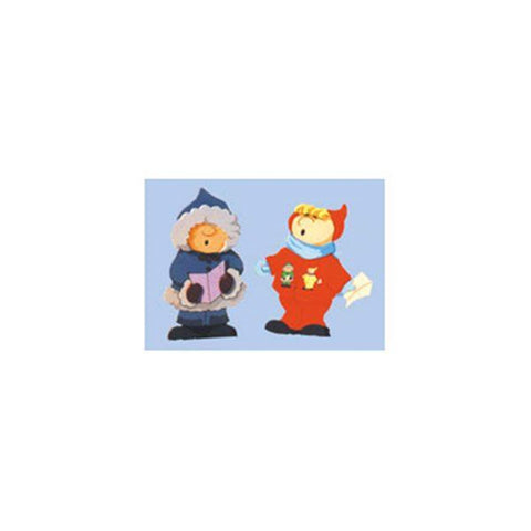 Woodworking Project Paper Plan to Build Boy and Girl Carolers woodworking plan