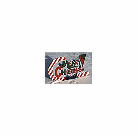 Woodworking Project Paper Plan to Build Merry Christmas - Image 1