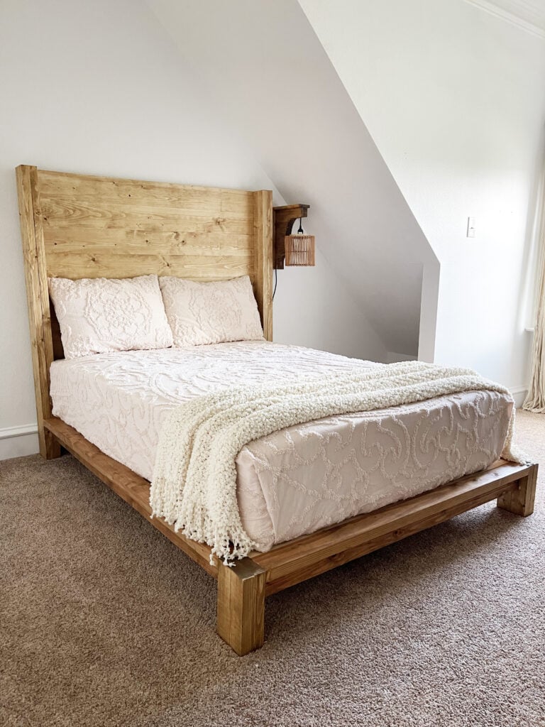 DIY Bed Frame and Wood Headboard - Image 1