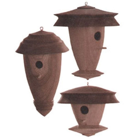 Downloadable Woodworking Project Plan to Build Decorative Turned Birdhouse - Image 1