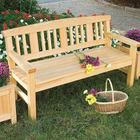 Woodworking Project Paper Plan to Build Garden Bench - Image 1