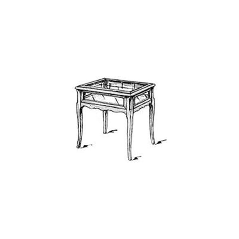 Woodworking Project Paper Plan to Build Display Curio Table - Image 1