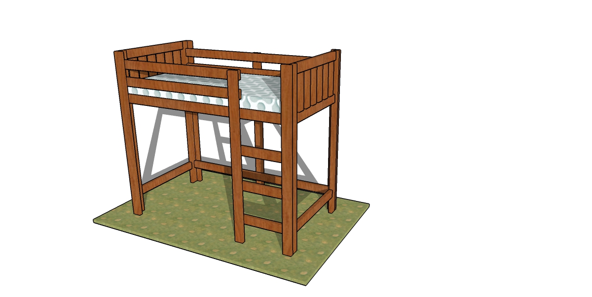 LOFT BED PLANS – PDF DOWNLOAD - Image 1