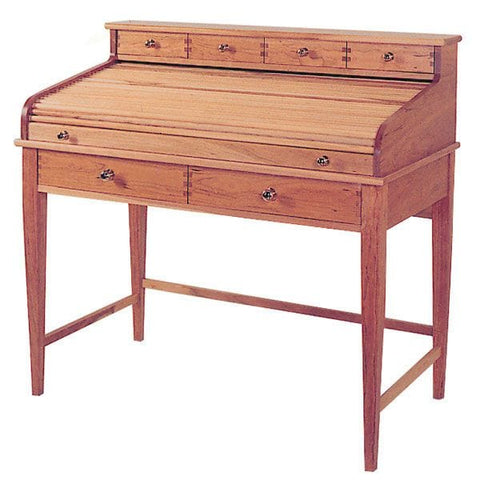 Woodworking Project Paper Plan to Build Rolltop Writing Desk - Image 1