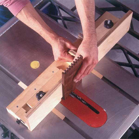 Downloadable Woodworking Project Plan to Build Box-Joint Jig Plan with a Penchant for Precision - Image 1