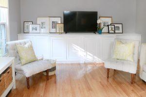Custom Built-in Console Cabinets woodworking plan