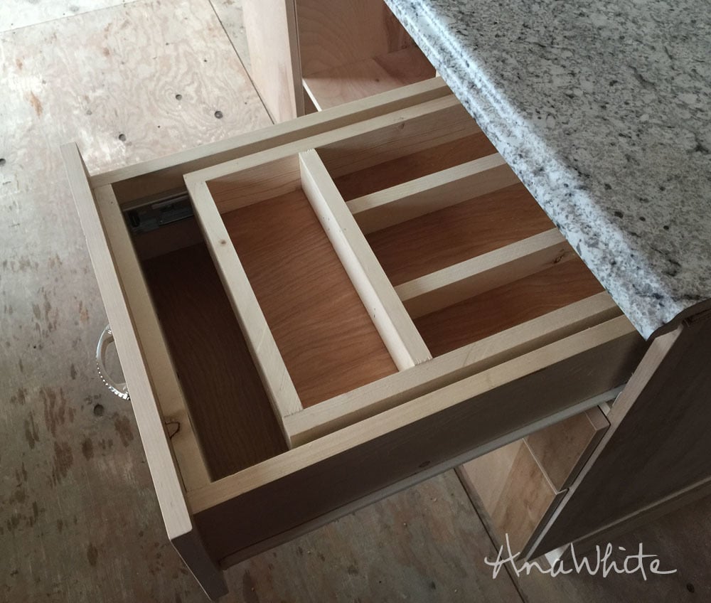 Kitchen Drawer Organizer – Adding a Double Drawer to Existing Cabinet - Image 1