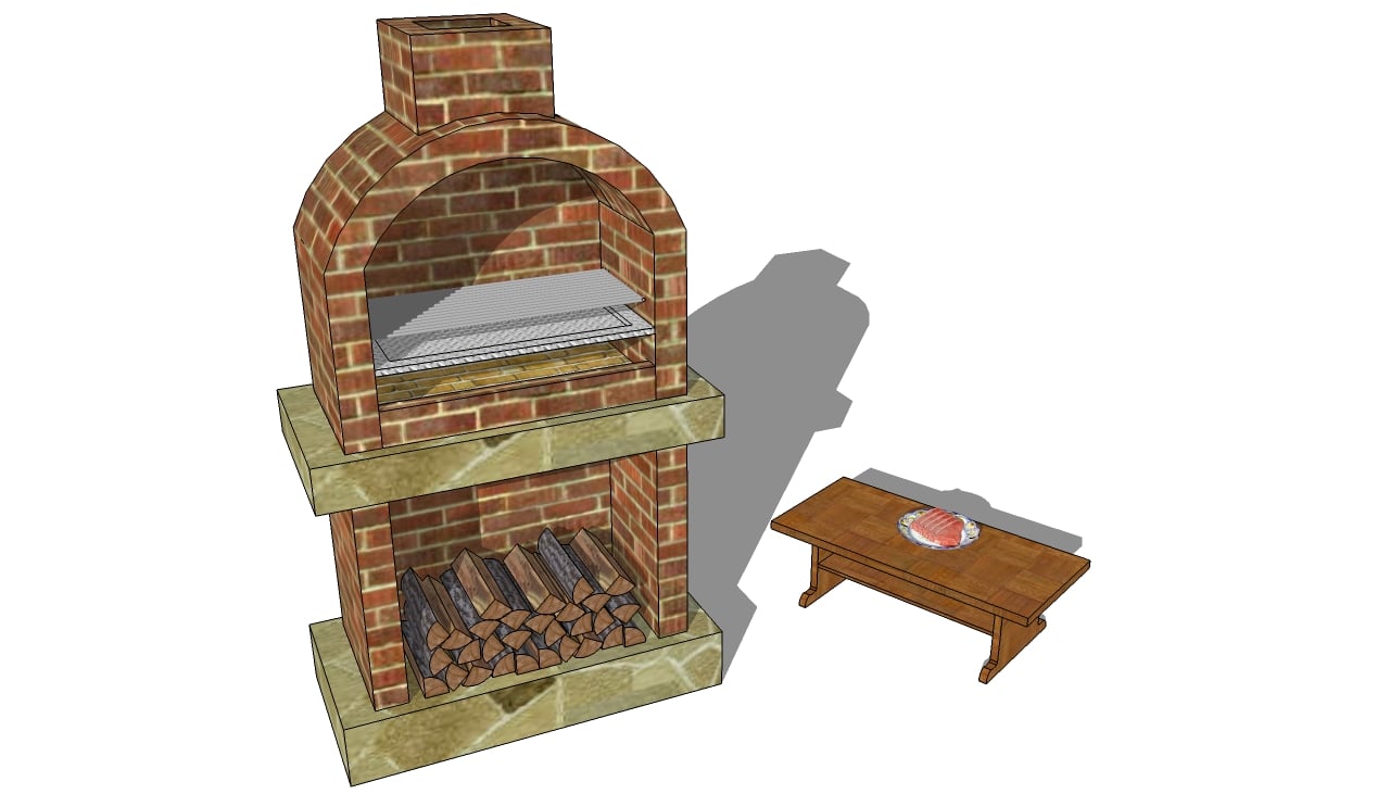 OUTDOOR BBQ PLANS woodworking plan
