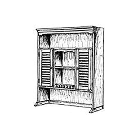 Woodworking Project Paper Plan to Build Bookshelf Hutch Plan II - Image 1