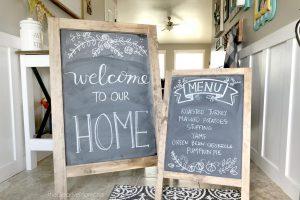 Large Easel Chalkboard - Image 1