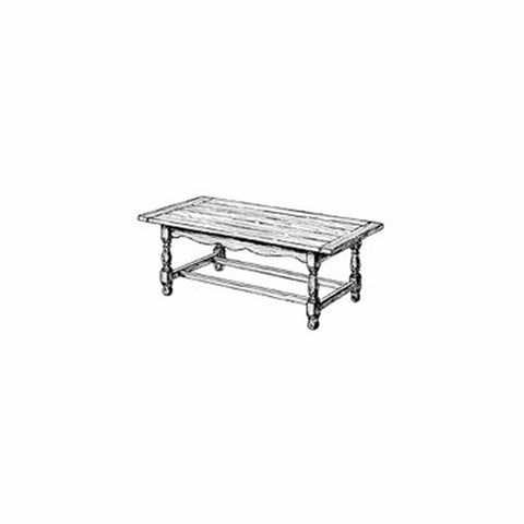Woodworking Project Paper Plan to Build Cocktail Table - Image 1
